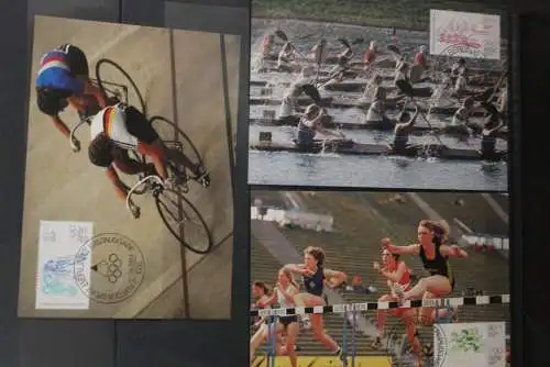 Berlin, Maximumkarte, MK, MC: MiNr. 716-18, Für den Sport 1984: Olympische Disziplinen