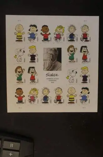 U.S.A. 2022; Bogen "Charles M. Schulz"; MiNr. 5977-86 BA, MNH