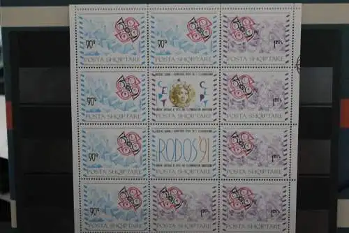 Albanien 1992, Aufnahme Albaniens in die CEPT, Kleinbogen MiNr. 2495-96, MNH