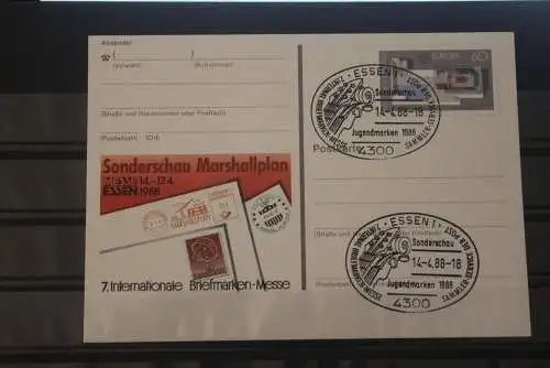 Deutschland 1988: Intern. Briefmarken-Messe Essen; Europa-Marke; PSo 16; SST