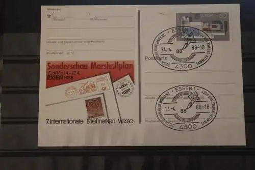 Deutschland 1988: Intern. Briefmarken-Messe Essen; Europa-Marke; PSo 16; SST