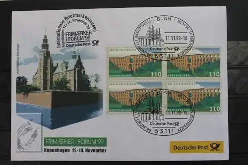 Deutschland 1999; Ausstellungsbrief Frimaerker Kopenhagen 1999