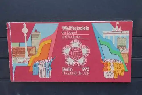 DDR 1973; MH Weltfestspiele; MiNr. 7.1; ;MNH