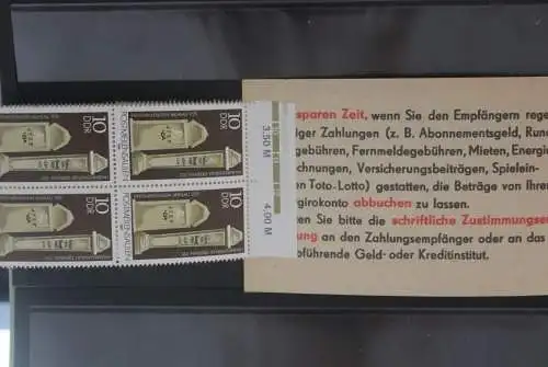 DDR 1982; SMHD 11 aa Selbstbedienung; mit 9 x MiNr. 2853; 1 x 2853 II