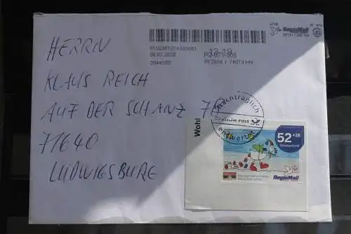 Deutschland 2023; Regiomail Nachträglich entwertet