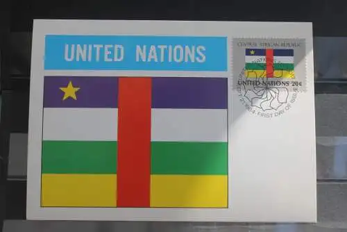 UN New York 1984; Maximumkarte Central Africa