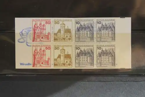 Deutschland 1977, Markenheft Burgen und Schlösser; MiNr. 21 b mZ; MNH