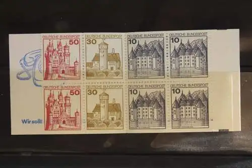 Deutschland 1977, Markenheft Burgen und Schlösser; MiNr. 21 b mZ; MNH