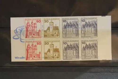 Deutschland 1977, Markenheft Burgen und Schlösser; MiNr. 21 b mZ; MNH