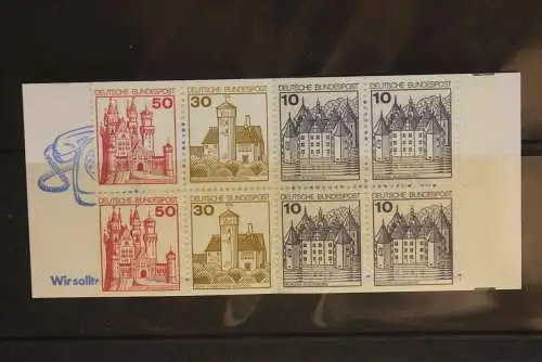 Deutschland 1977, Markenheft Burgen und Schlösser; MiNr. 21 b mZ; MNH