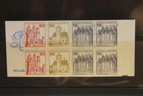 Deutschland 1977, Markenheft Burgen und Schlösser; MiNr. 21 b mZ; MNH