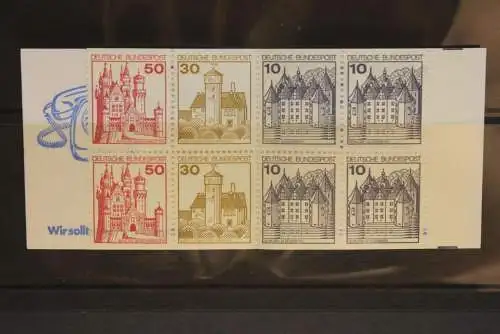 Deutschland 1977, Markenheft Burgen und Schlösser; MiNr. 21 b mZ; MNH