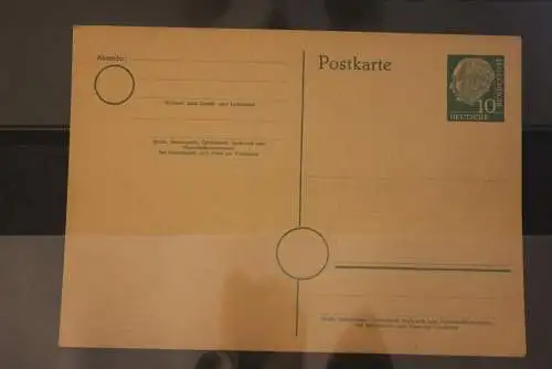 Deutschland 1954; Postkarte P19, ungebraucht