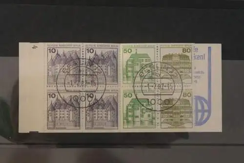 Berlin 1982, MH 13 a; EST; 1 RZ, oben