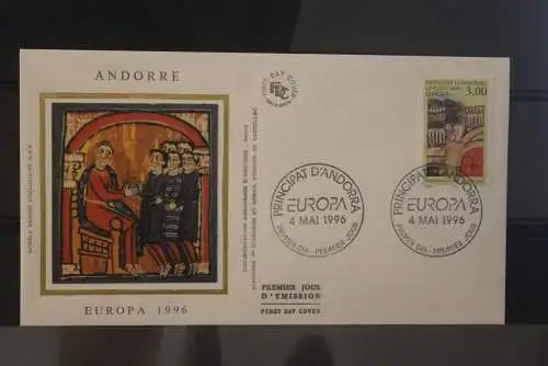 Andorra, franz. 1996; Europa-Marke FDC; MiNr. 497