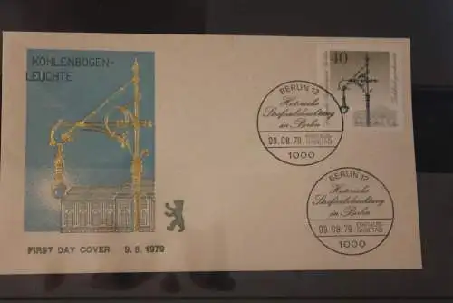 Berlin 1979.; FDC Historische Straßenlaternen in  Berlin;  MiNr. 603-6