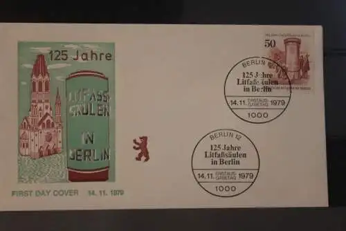 Berlin 1979.;FDC Litfaßsäulen;  MiNr. 612