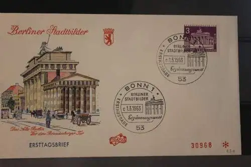 Berlin 1963; FDC Berliner Stadtbilder 3 Pf.; MiNr. 231