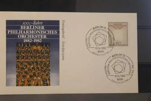 Berlin 1982; Künstler-FDC Berliner Philharmonisches Orchester; MiNr. 666