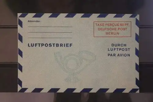 Berlin 1949; Luftpostfaltbrief LF 2b IV, ungebraucht