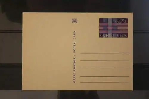 UNO Genf; vermtl. 1980; Postkarte 0,70 F.s., ungebraucht