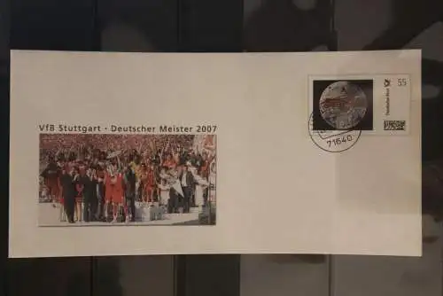 Deutschland 2007; Plusbrief "VfB Stuttgart - Deutscher Meister 2007"; gebraucht