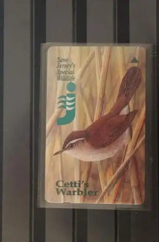 Großbritannien Jersey 1992; Telefonkarte: Wildlife; Singvogel; unbenutzt