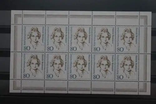 Deutschland 1994; Freimarken Frauen: Varnhagen von Ense; 80 Pf.; MiNr. 1755; Zehnerbogen, MNH