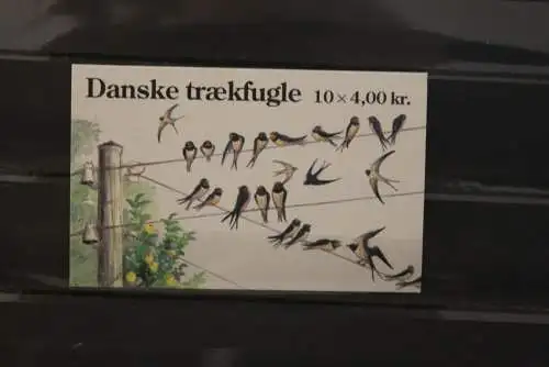 Dänemark 1999; Markenheft Schwalben, Vögel, MNH