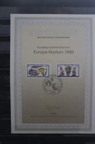 Deutschland  ETB 13/1989; Europa-Marken; MiNr.1417-18