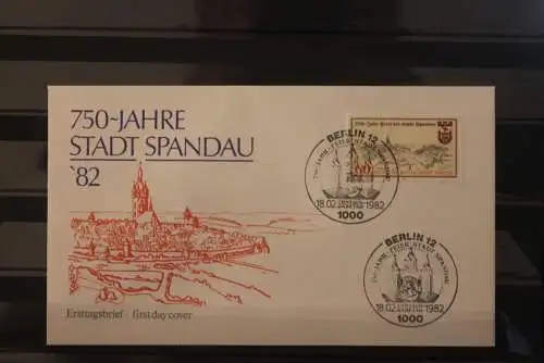 Berlin  1982; Künstler-FDC: 750 Jahre Spandau; MiNr. 659