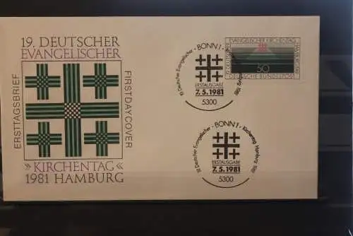 Deutschland  1981; Künstler-FDC:Deutscher Evangelischer Kirchentag; MiNr. 1099