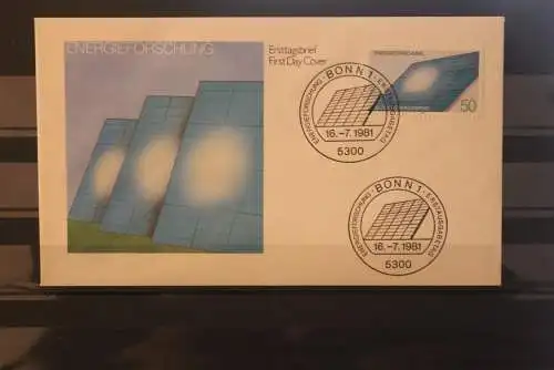 Deutschland  1981; Künstler-FDC: Energieforschung; MiNr. 1101