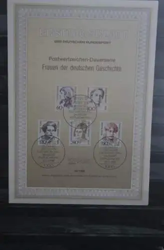 Berlin  ETB 16/1988;Frauen der dt.Geschichte: Erxleben,Giehse,Arendt,Anneke,Dransfeld