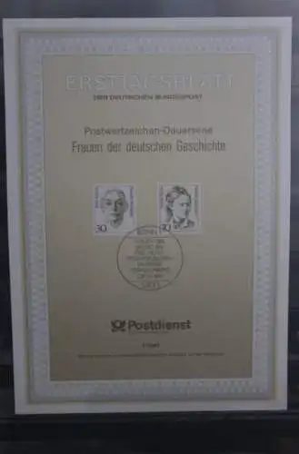 Deutschland  ETB 1/1991;Frauen der dt.Geschichte:Käthe Kollwitz, Elisabeth Boehm