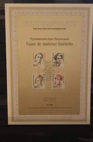 Deutschland  ETB 30/1988;Frauen der dt.Geschichte: M.Anneke,Th.Giehse,H.Dransfeld,H. Ahrendt