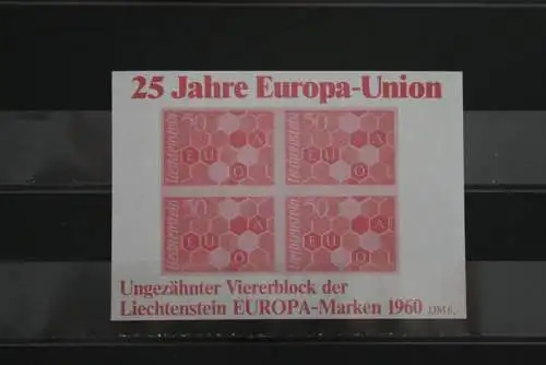 EUROPA - CEPT Vignette 1960, Rotdruck, dünnes Papier