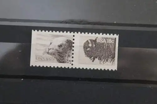 USA  1981, Freimarken: Tiere, ZD ; 18 C.; MNH; MiNr. 1472/73