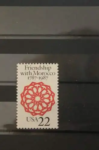 U.S.A. 1987; Diplomatische Beziehungen zu Marocco; 22 C.; MNH; MiNr. 1934