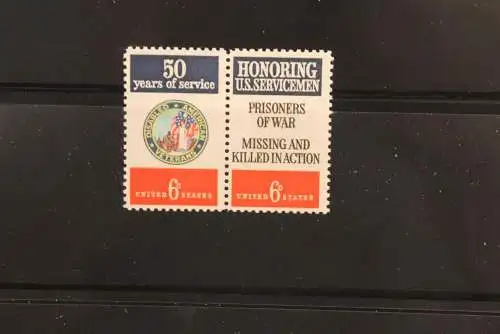 USA  1970, Kriegsbeschädigtenverein, MiNr  1023-24, MNH