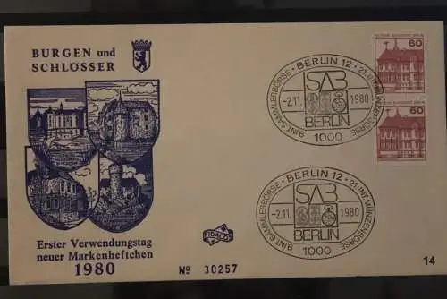 Berlin 1980; Burgen und Schlösser; 611 C/D