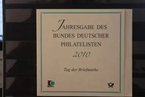 Deutschland 2010; Jahresgabe BDPh, Tag der Briefmarke