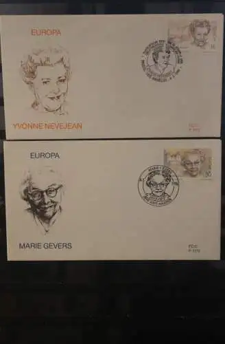 Belgien 1996, EUROPA CEPT, 2 FDC; MiNr. 2688-89