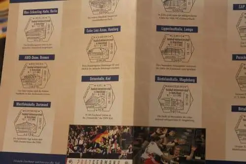 Handball-WM 2007; Erinnerungsblatt; Gedenkblatt der Deutsche Post 2007