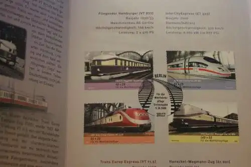 Klassiker der deutschen Eisenbahn; Erinnerungsblatt; Gedenkblatt der Deutsche Post 2006