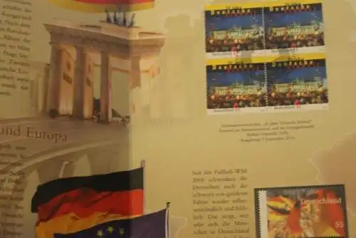 20 Jahre  Deutsche Einheit; Gedenkblatt der Deutsche Post 2010