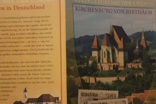 Kirchenburg von Birthälm Weltkulturerbe der UNESCO; Erinnerungsblatt; Gedenkblatt der Deutsche Post 2011