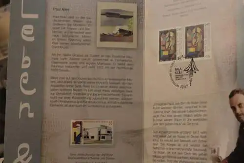 Paul Klee; Erinnerungsblatt; Gedenkblatt der Deutsche Post 2015