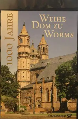 1000 Jahre Weihe Dom zu Worms; Erinnerungsblatt; Gedenkblatt der Deutsche Post 2018