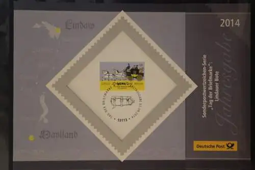 Deutschland 2014; Tag der Briefmarke; Klappkarte, ESST